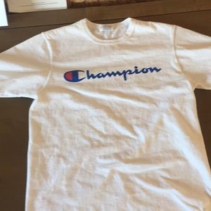 Champion White Tee